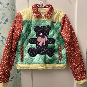 Teddy Fresh Reversible Quilted Jacket Size Small